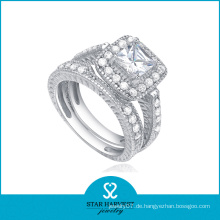 Modeschmuck Sterling Silber CZ Ring (SH-R0136)